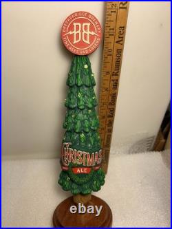BRECKENRIDGE CHRISTMAS ALE CHRISTMAS TREE draft beer tap handle. WORKING