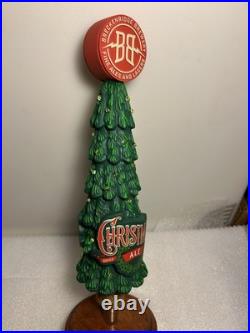 BRECKENRIDGE CHRISTMAS ALE CHRISTMAS TREE draft beer tap handle. WORKING