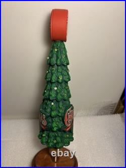 BRECKENRIDGE CHRISTMAS ALE CHRISTMAS TREE draft beer tap handle. WORKING
