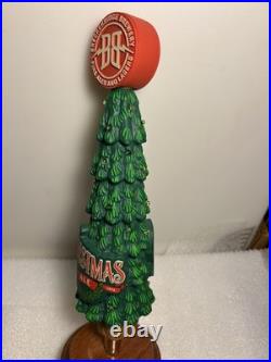 BRECKENRIDGE CHRISTMAS ALE CHRISTMAS TREE draft beer tap handle. WORKING
