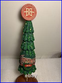 BRECKENRIDGE CHRISTMAS ALE CHRISTMAS TREE draft beer tap handle. WORKING