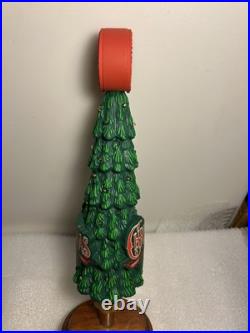 BRECKENRIDGE CHRISTMAS ALE CHRISTMAS TREE draft beer tap handle. WORKING