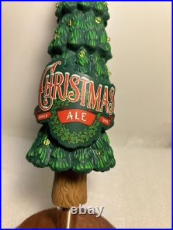 BRECKENRIDGE CHRISTMAS ALE CHRISTMAS TREE draft beer tap handle. WORKING