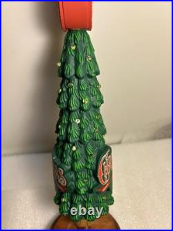 BRECKENRIDGE CHRISTMAS ALE CHRISTMAS TREE draft beer tap handle. WORKING