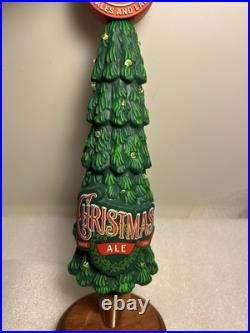 BRECKENRIDGE CHRISTMAS ALE CHRISTMAS TREE draft beer tap handle. WORKING