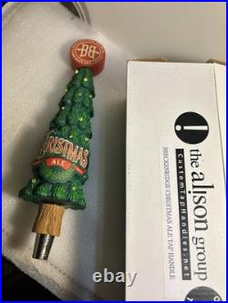BRECKENRIDGE CHRISTMAS ALE CHRISTMAS TREE draft beer tap handle. WORKING