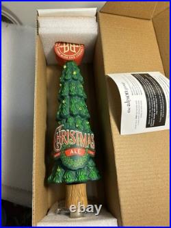 BRECKENRIDGE CHRISTMAS ALE CHRISTMAS TREE draft beer tap handle. WORKING