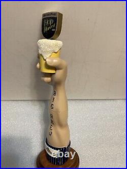 BRIDGEPORT BREWING BIG BREW HOP HARVEST ALE draft beer tap handle. OREGON Closed BRIDGEPORT BREWING BIG BREW HOP HARVEST ALE draft beer tap handle. OREGON Closed
