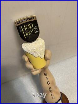 BRIDGEPORT BREWING BIG BREW HOP HARVEST ALE draft beer tap handle. OREGON Closed BRIDGEPORT BREWING BIG BREW HOP HARVEST ALE draft beer tap handle. OREGON Closed