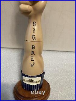 BRIDGEPORT BREWING BIG BREW HOP HARVEST ALE draft beer tap handle. OREGON Closed BRIDGEPORT BREWING BIG BREW HOP HARVEST ALE draft beer tap handle. OREGON Closed