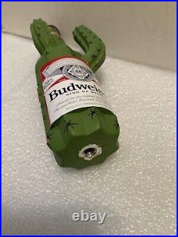 BUDWEISER BEER 2024 CUSTOM PRICKLY DESERT CACTUS draft beer tap handle. USA