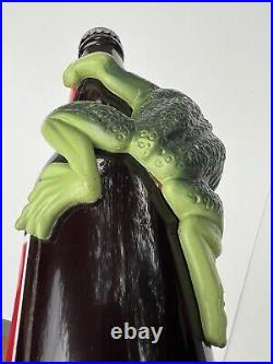 BUDWEISER BULLFROG on a BEER BOTTLE Tap Handle Frog ST. LOUIS, MISSOURI 1995 VTG