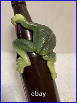 BUDWEISER FROG ON A BOTTLE draft beer tap handle. ST. LOUIS, MISSOURI