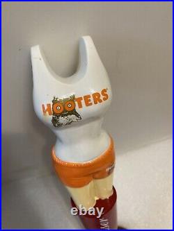 BUDWEISER HOOTERS WAITRESS FOOSEBALL PLAYER draft beer tap handle. USA