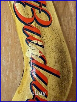 BUDWEISER OUTBACK BOOMERANG draft beer tap handle. ST. LOUIS, MISSOURI