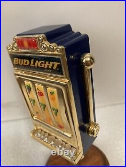 BUD LIGHT VEGAS CASINO SLOT MACHINE Draft beer tap handle. USA