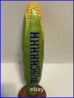 BUSCH LIGHT FRESH CORN ON THE COB FARM RESCUE draft beer tap handle. NEW