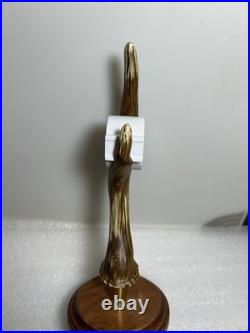 BUSCH LIGHT HUNTING DEER ANTLER TROPHY Draft beer tap handle. ST. LOUIS MISSOURI