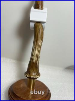 BUSCH LIGHT HUNTING DEER ANTLER TROPHY Draft beer tap handle. ST. LOUIS MISSOURI