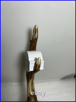 BUSCH LIGHT HUNTING DEER ANTLER TROPHY Draft beer tap handle. ST. LOUIS MISSOURI