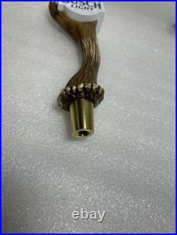 BUSCH LIGHT HUNTING DEER ANTLER TROPHY Draft beer tap handle. ST. LOUIS MISSOURI