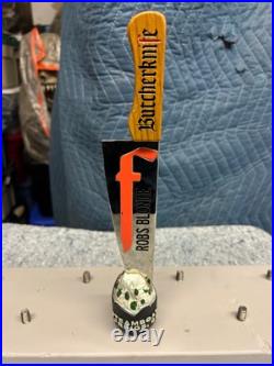 BUTCHERKNIFE BREWING Beer Tap Handle, ROBS BLONDE, Steamboat Springs, CO