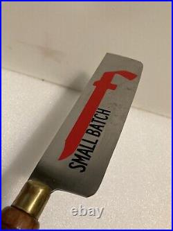 BUTCHER KNIFE BREWING SMALL BATCH draft beer tap handle. COLORADO. CLOSED