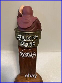 B. B. C. SAM ADAMS GRUMPY MONK draft beer tap handle. BOSTON, MASSACHUSETTS