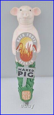 Back Forty Naked Pig Figural 11.5 Draft Beer Tap Handle