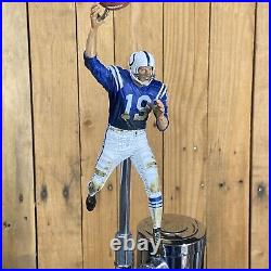 Baltimore Colts Beer Tap Handle Johnny Unitas Keg NFL Football Blue Indianapolis Baltimore Colts Beer Tap Handle Johnny Unitas Keg NFL Football Blue Indianapolis