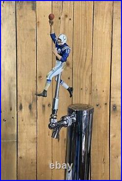 Baltimore Colts Beer Tap Handle Johnny Unitas Keg NFL Football Blue Indianapolis Baltimore Colts Beer Tap Handle Johnny Unitas Keg NFL Football Blue Indianapolis