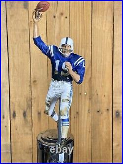 Baltimore Colts Beer Tap Handle Johnny Unitas Keg NFL Football Blue Indianapolis Baltimore Colts Beer Tap Handle Johnny Unitas Keg NFL Football Blue Indianapolis