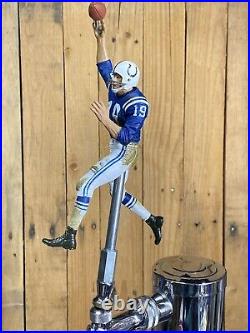 Baltimore Colts Beer Tap Handle Johnny Unitas Keg NFL Football Blue Indianapolis Baltimore Colts Beer Tap Handle Johnny Unitas Keg NFL Football Blue Indianapolis