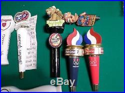 Beer Keg Tap Handle Lot New & Used Game of Thrones Horny Goat Budweiser Labatts