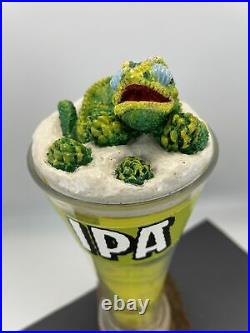 Beer Tap Beer Chameleon? Hop On Top IPA Beer Tap Handle Figural Beer Tap Handle