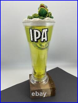 Beer Tap Beer Chameleon? Hop On Top IPA Beer Tap Handle Figural Beer Tap Handle