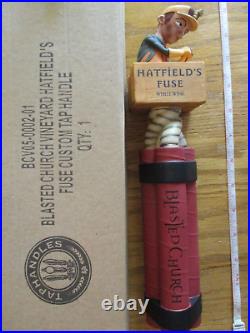 Beer Tap Blasted Church Vineyards Hatfield's Fuse Handle Brand New Original Box