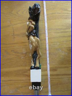 Beer Tap Block Cross Eyed Moose Handle Brand New