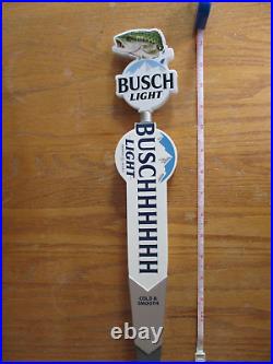 Beer Tap Busch Light Handle with Bass Topper Brand New in Original Boxes