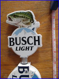 Beer Tap Busch Light Handle with Bass Topper Brand New in Original Boxes