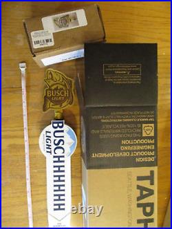 Beer Tap Busch Light with Bass Topper Handle Brand New in Original Boxes