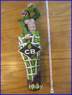 Beer Tap CB Brewers Caged Alpha Monkey Handle Brand New
