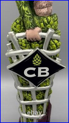 Beer Tap CB Brewers Caged Alpha Monkey Handle WithSmall Chip