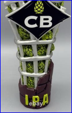 Beer Tap CB Brewers Caged Alpha Monkey Handle WithSmall Chip