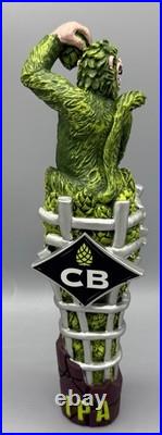 Beer Tap CB Brewers Caged Alpha Monkey Handle WithSmall Chip