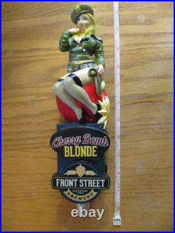 Beer Tap Front Street Cherry Bomb Blonde Handle Brand New in Original Box