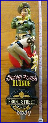 Beer Tap Front Street Cherry Bomb Handle Brand New in Original Box