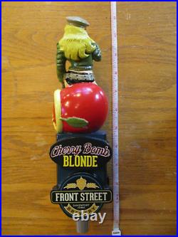 Beer Tap Front Street Cherry Bomb Handle Brand New in Original Box