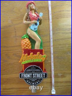 Beer Tap Front Street Hulu Girl Mahalo Handle Brand New in Original Box