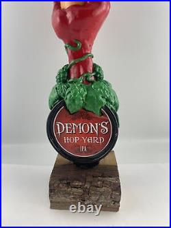 Beer Tap Handle Anheuser Busch Demon's Hop Yard Beer Tap Handle Figural Beer Tap